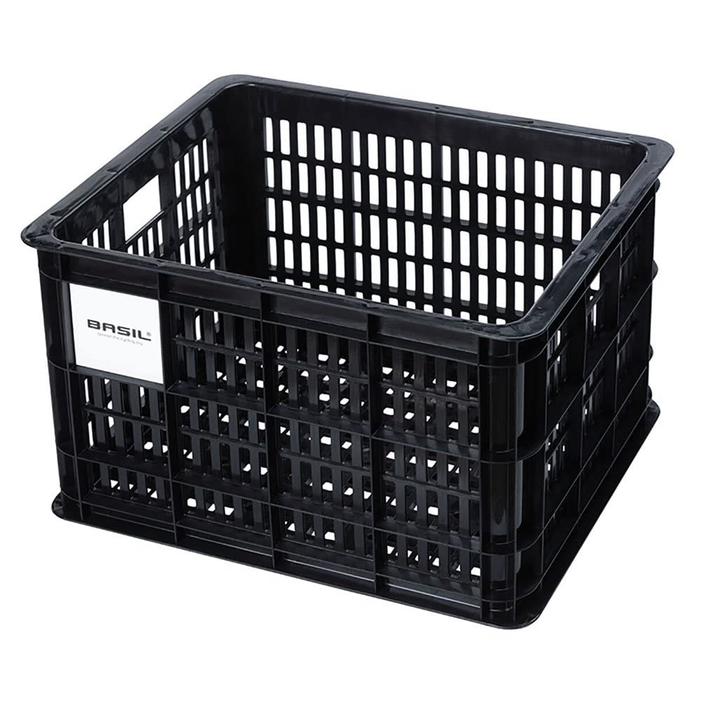 Fahrradkiste M, 45.25x35x25cm Schwarz