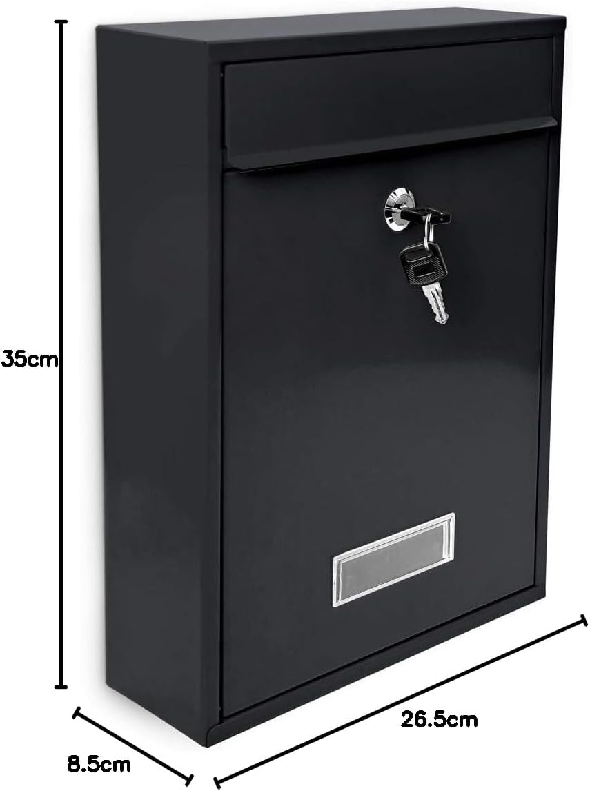 Briefkasten, Schwarz