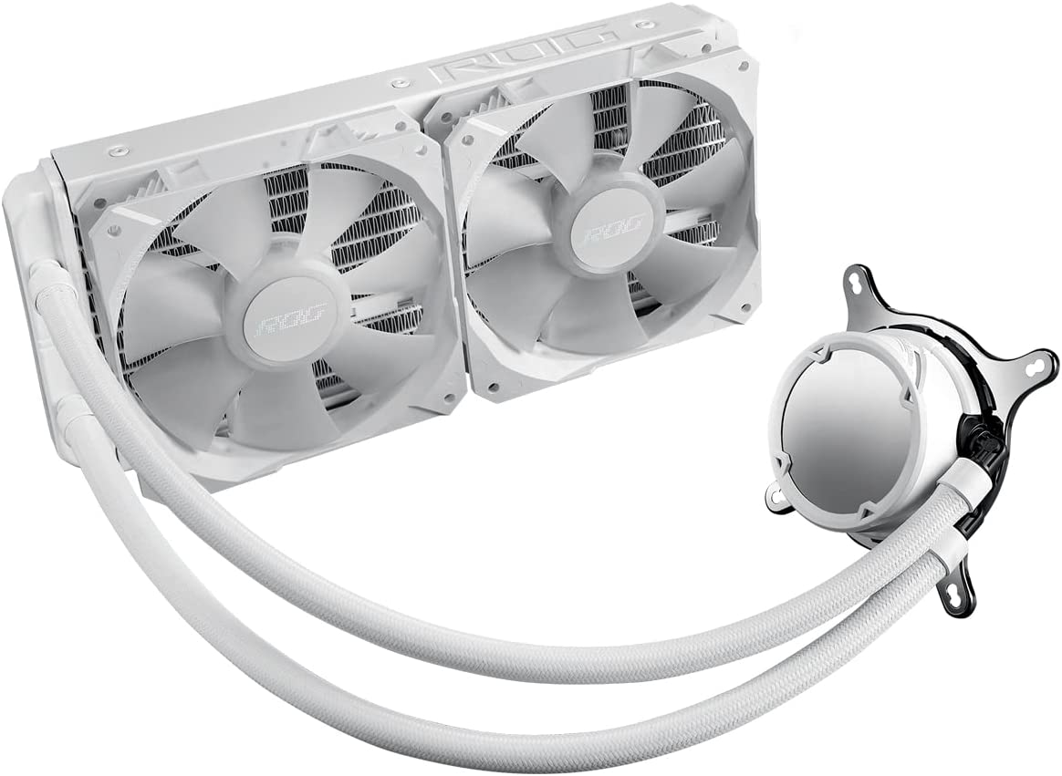 ROG STRIX LC II 240 ARGB White Edition 240mm, Wasserkühlung, 2 Lüfter ROG Strix LC II ARGB White Weiss