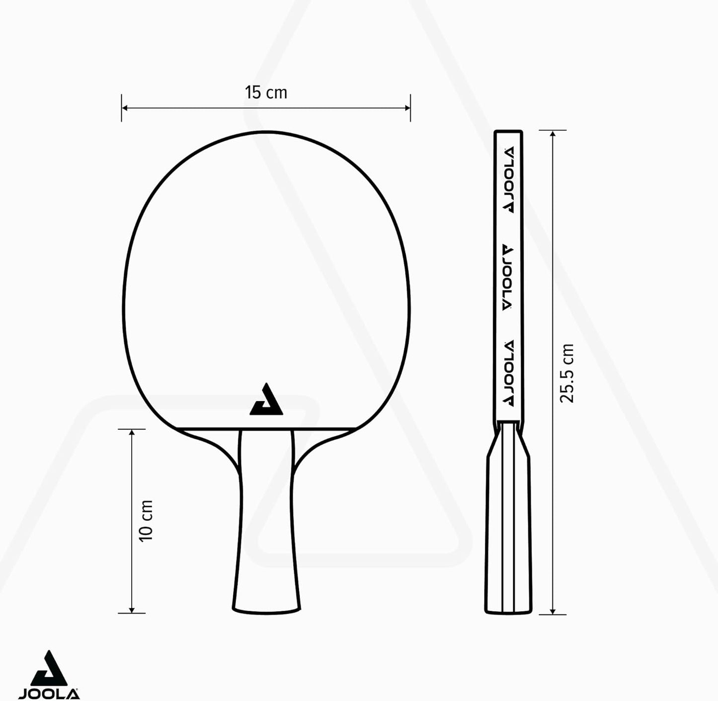 Tischtennis-Set mit Schlägern & Bällen (inkl. Tasche), NEON