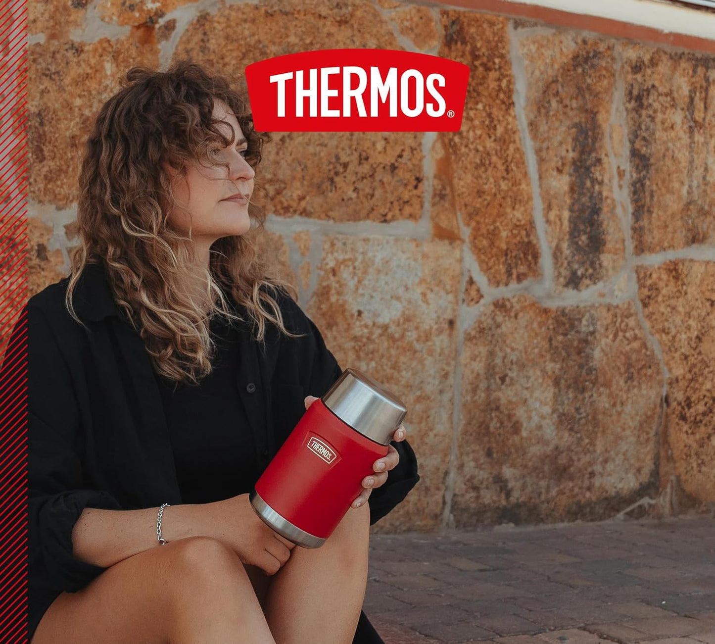 Thermobehölter King, 710 ml Rot / Wild Berry Mat