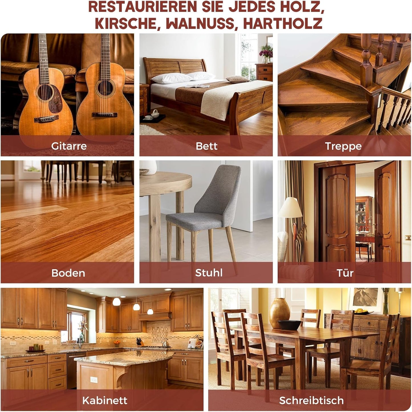 Laminat Reparaturset mit Schmelzwerkzeug (24-tlg.)