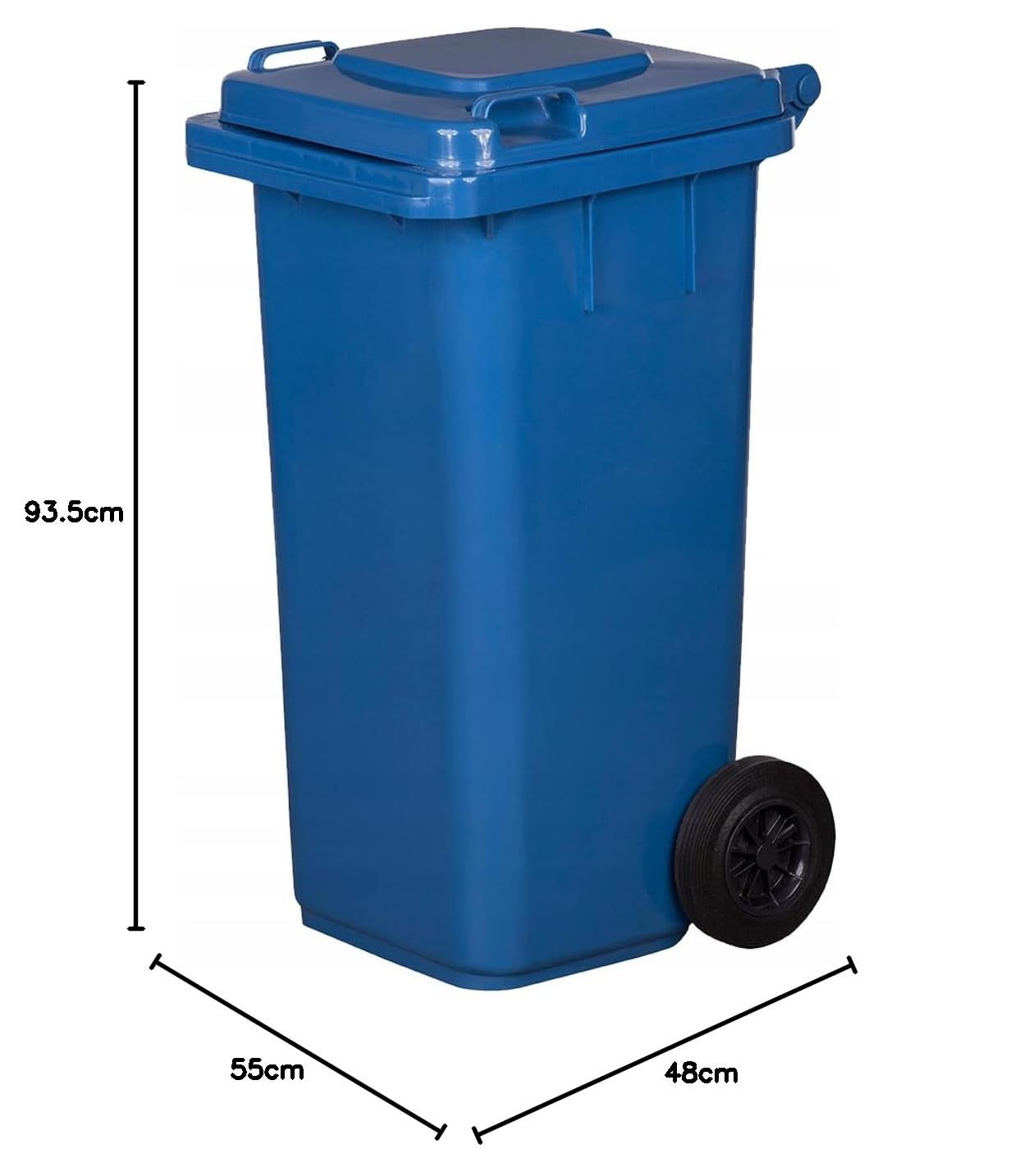 Abfalltonne 120L, Blau