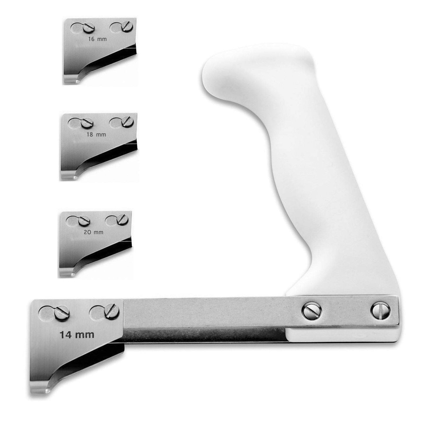 Rippenzieher mit 3 Ersatzklingen