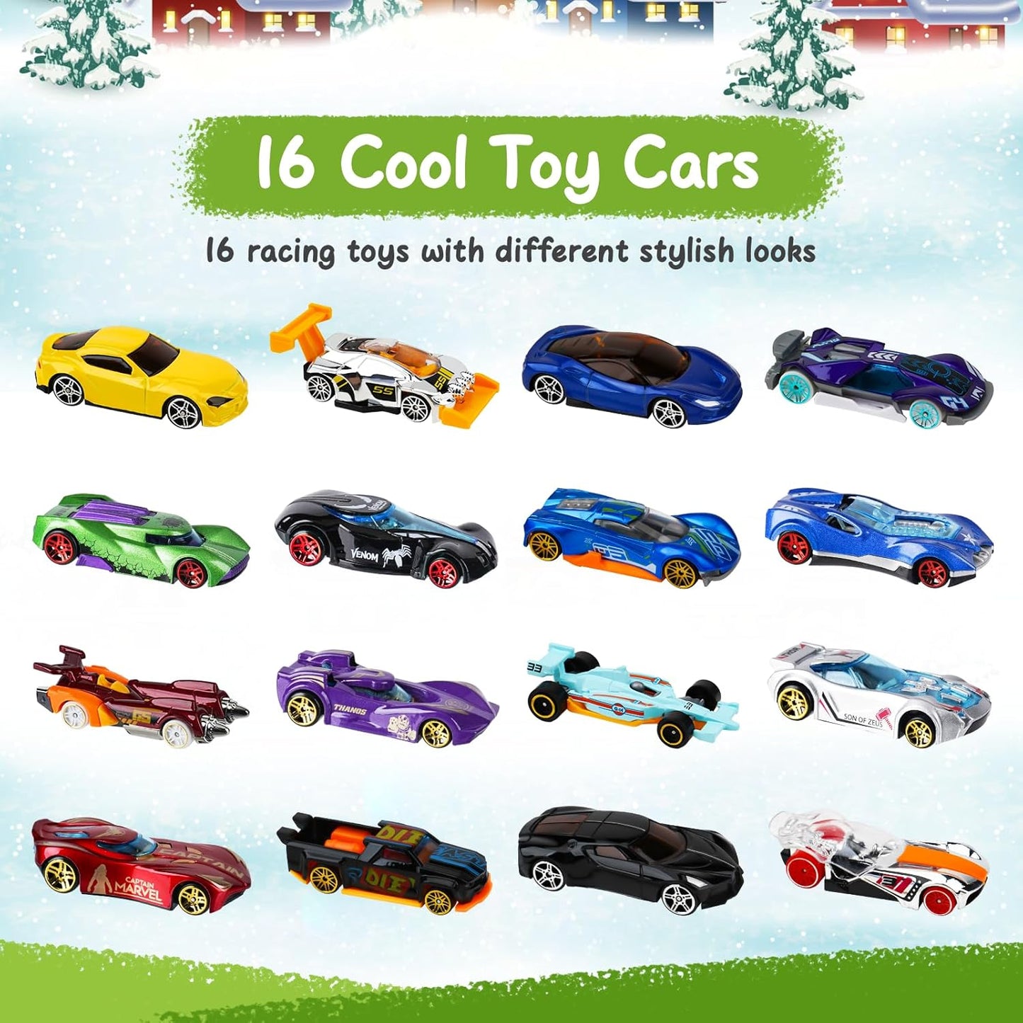 Adventskalender Spielzeugauto