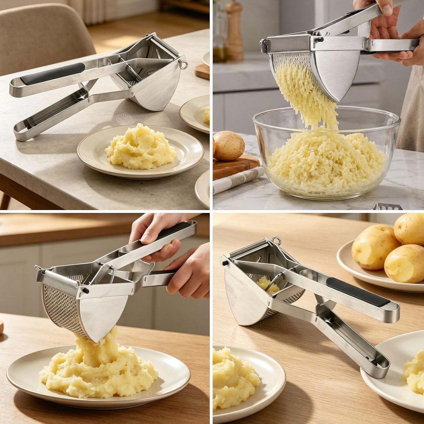 Kartoffelpresse-Set mit Zubehör