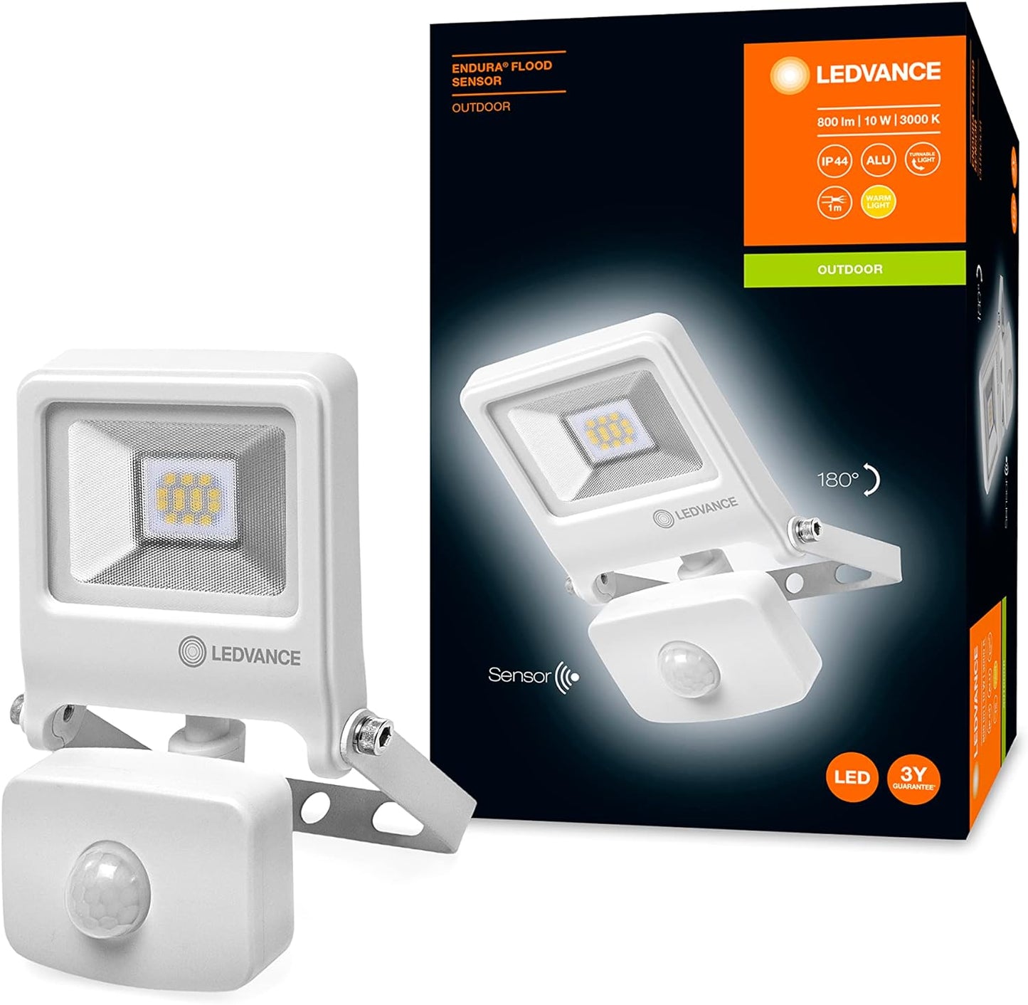 Endura Flood Sensor, Sensor Version / 10 Watt / Weiss
