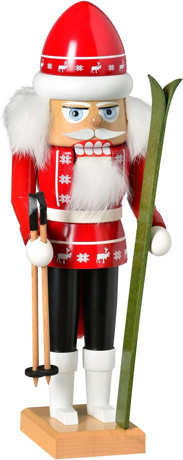 Nussknacker Skifahrer