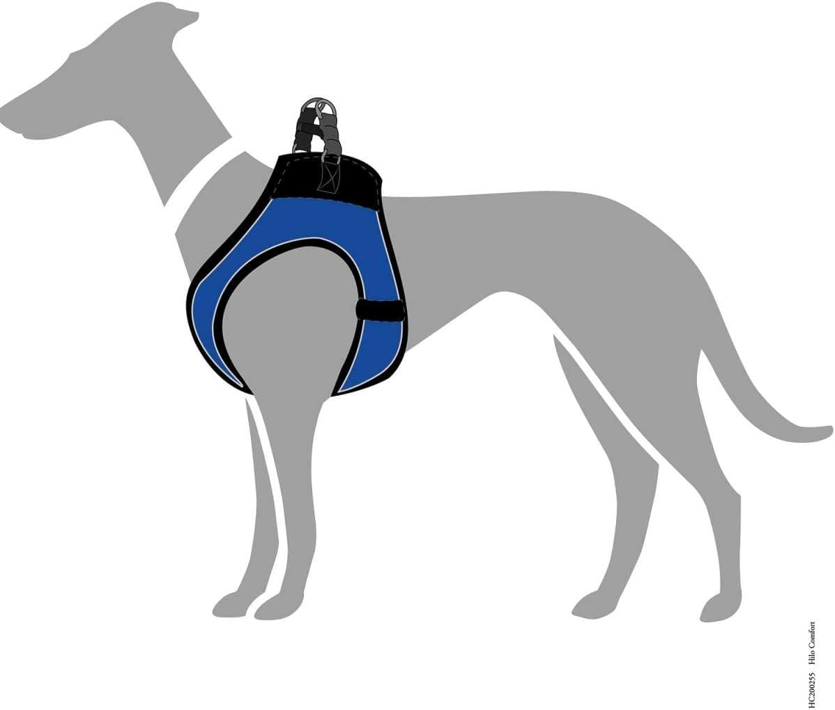 Hilo Comfort Hundegeschirr, Blau ; M-L