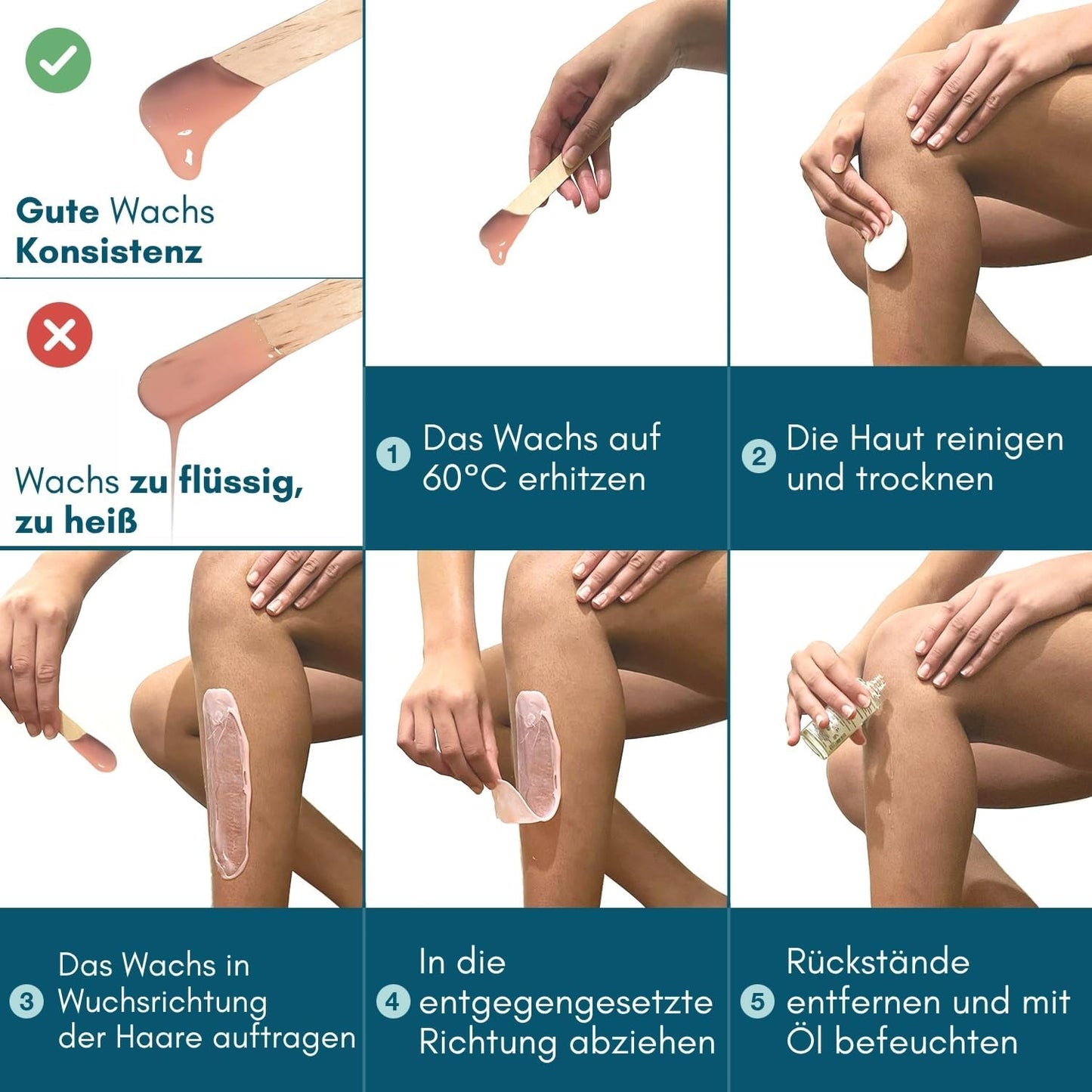 Waxing-Set mit Silikonschale