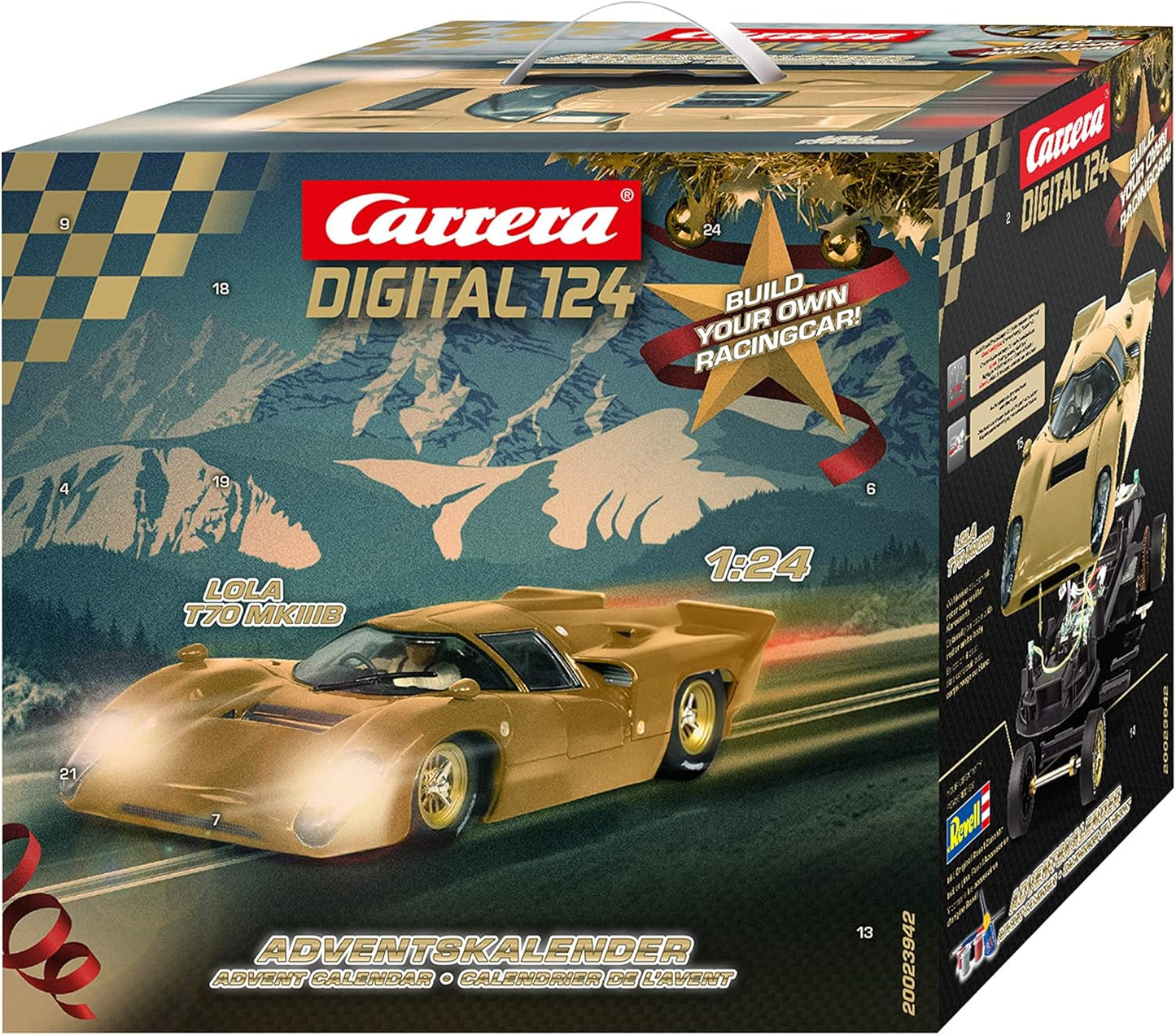 Adventskalender - DIGITAL 124 Slotcar Bausatz, Adventskalender Lola Slot Car