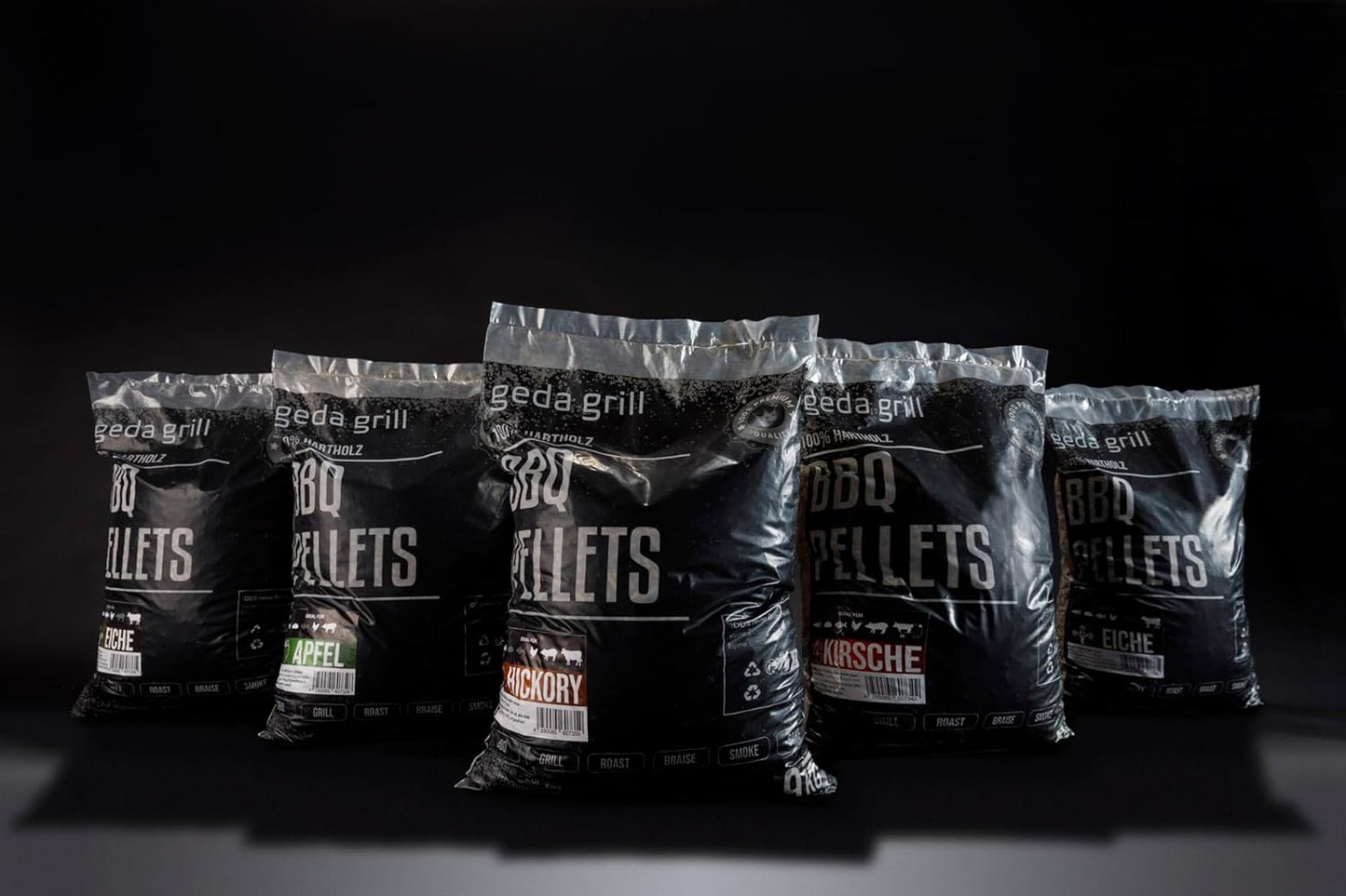 Grillpellets Hartholz für Smoker und Pizzaofen (Apfel), Apfel
