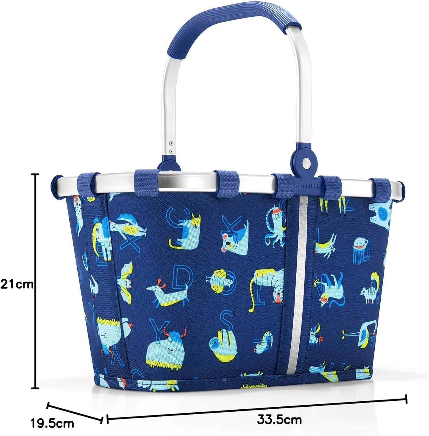 Ccarrybag Kinder Einkaufskorb, ABC Friends Blue