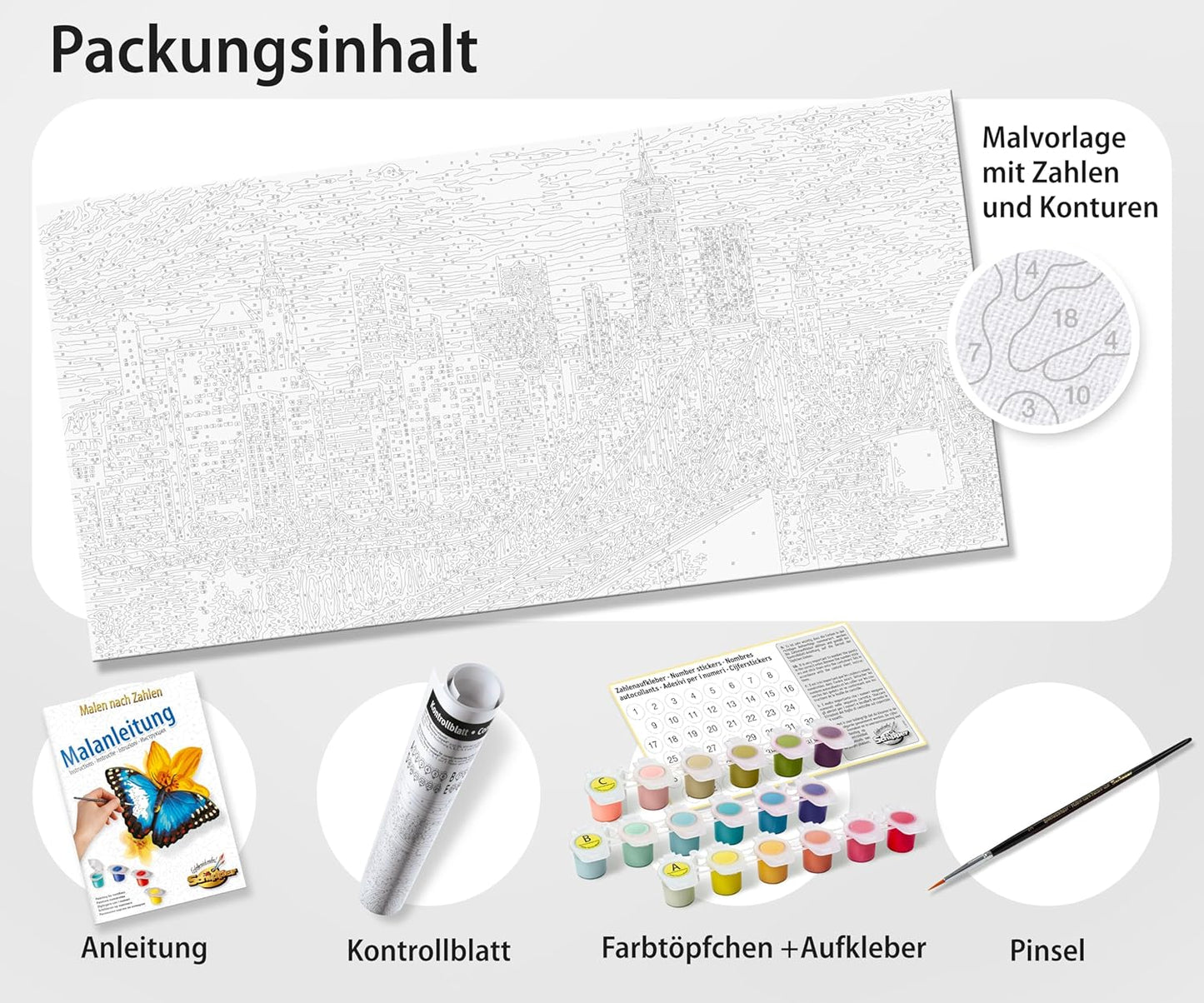 Malen nach Zahlen: Leuchtturm Roter Sand, 609220399