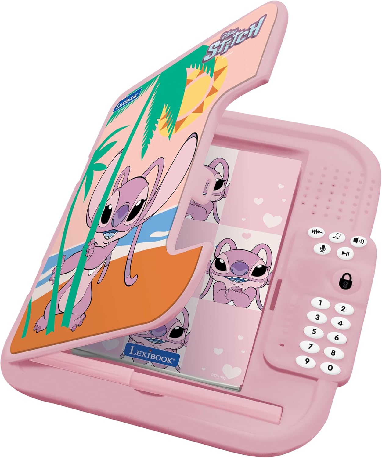 Elektronisches Tagebuch mit Stift und Notizbuch, Angel - Disney Stitch