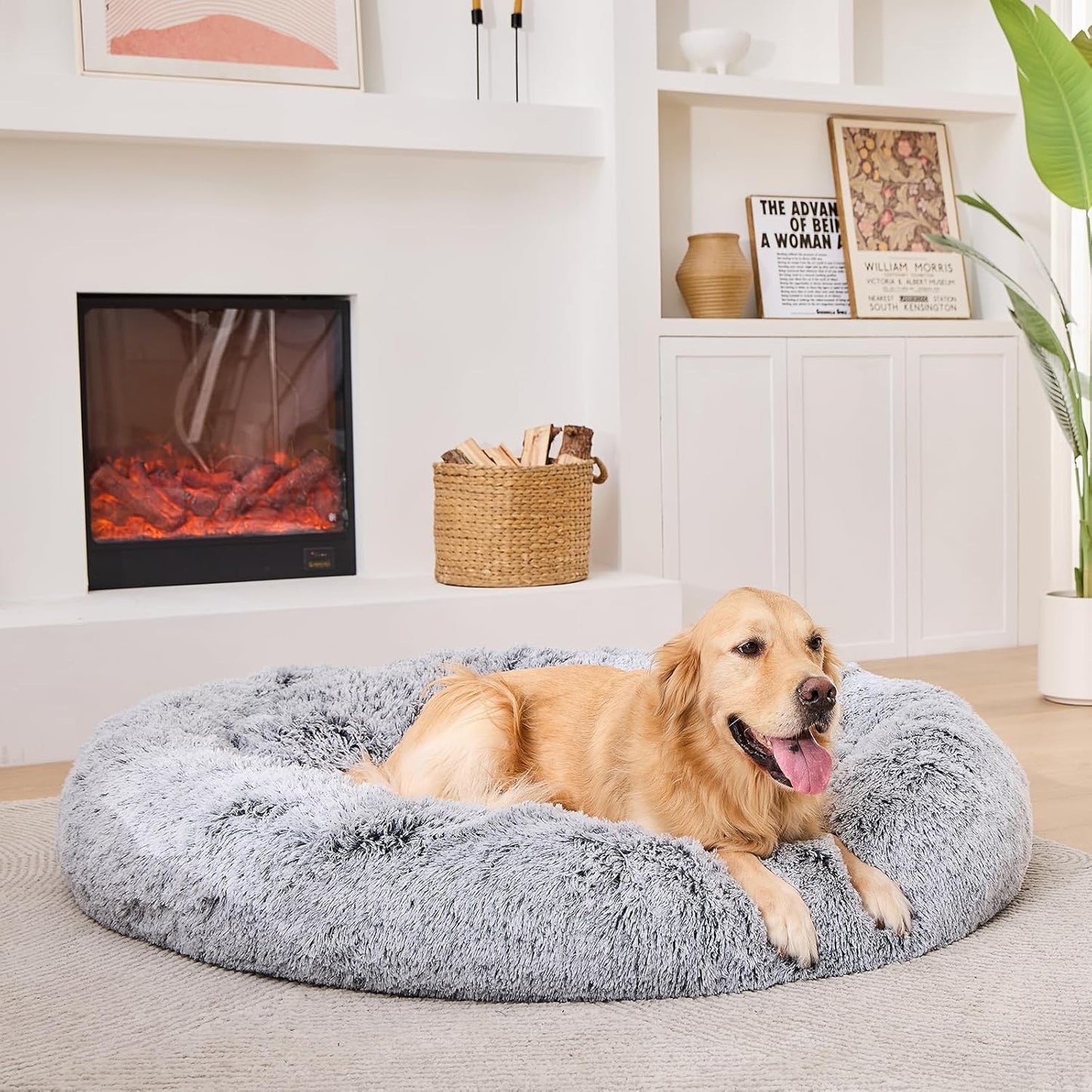 Haustierbett für Hunde und Katzen, 60 CM Grau