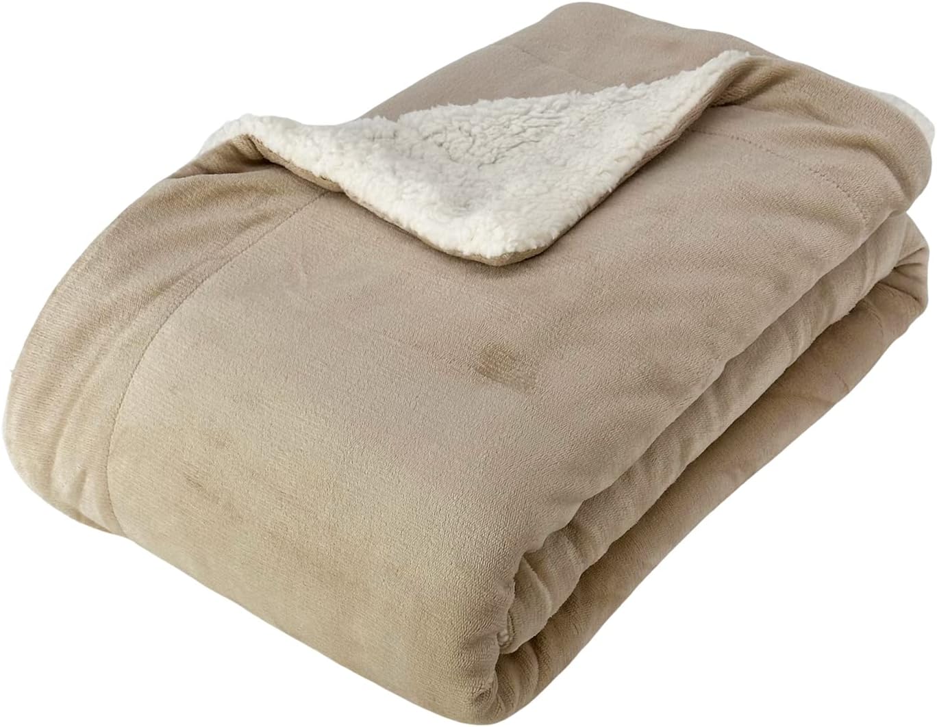 Mikrofaserdecke, 150 x 200 cm, Beige