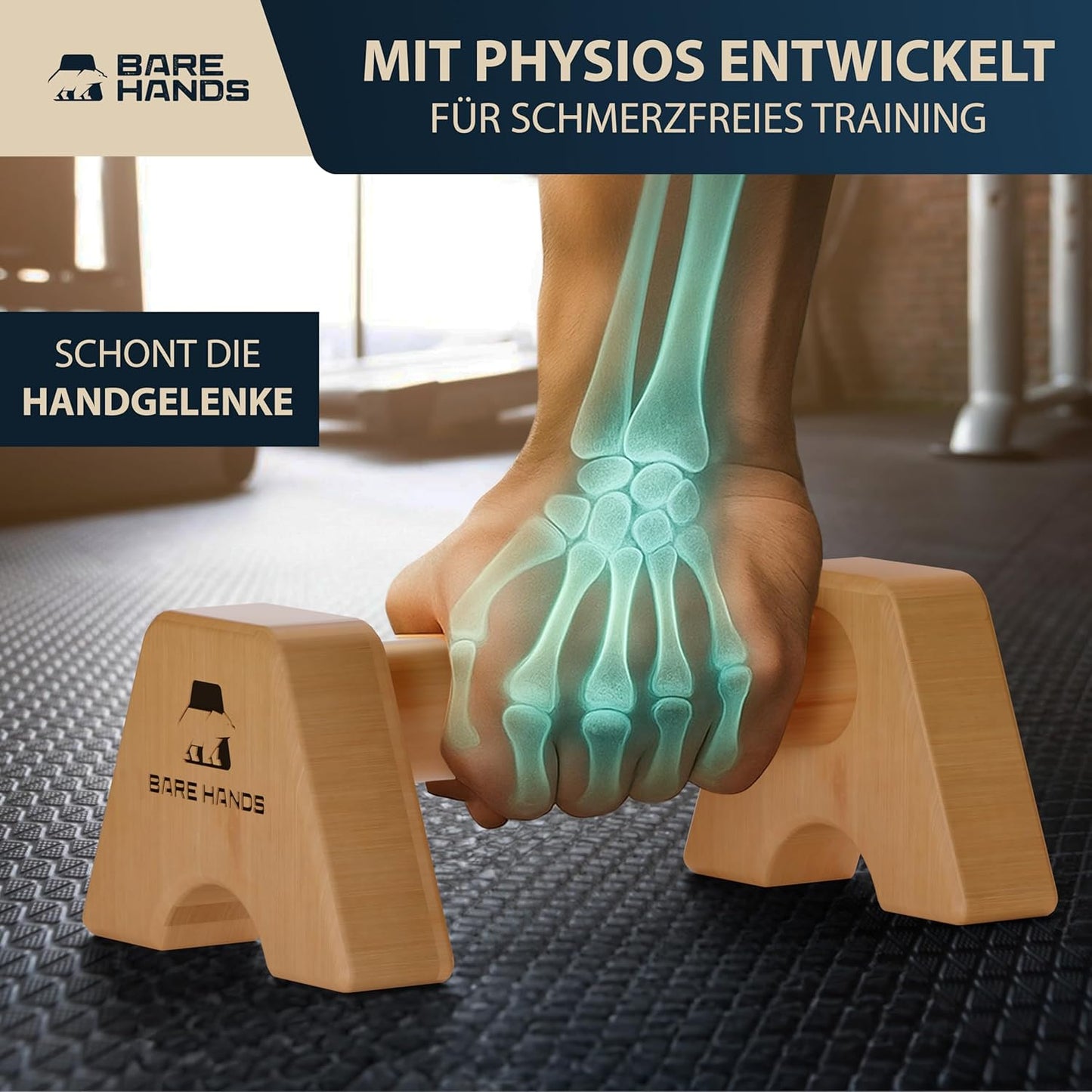 Liegestützgriffe für Calisthenics, Modell S