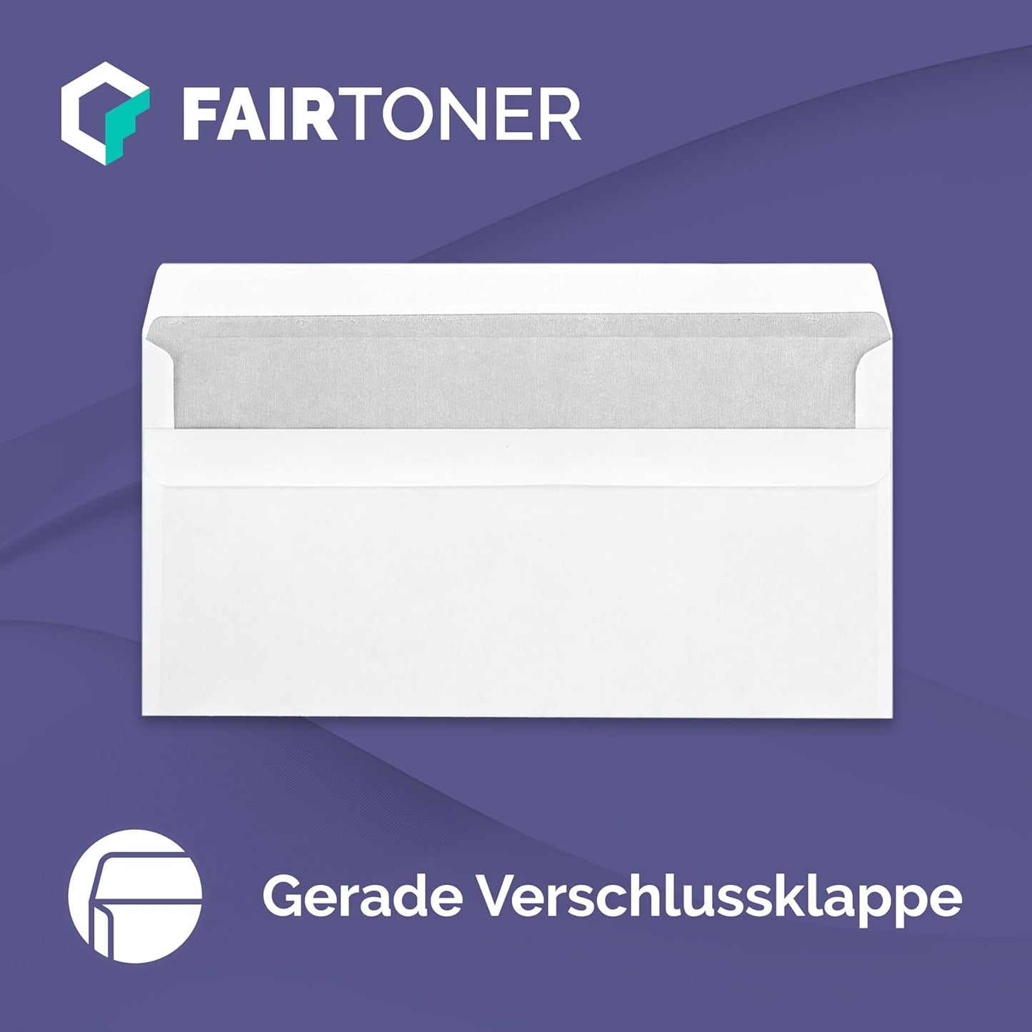 1000x Briefumschläge DIN lang mit Fenster