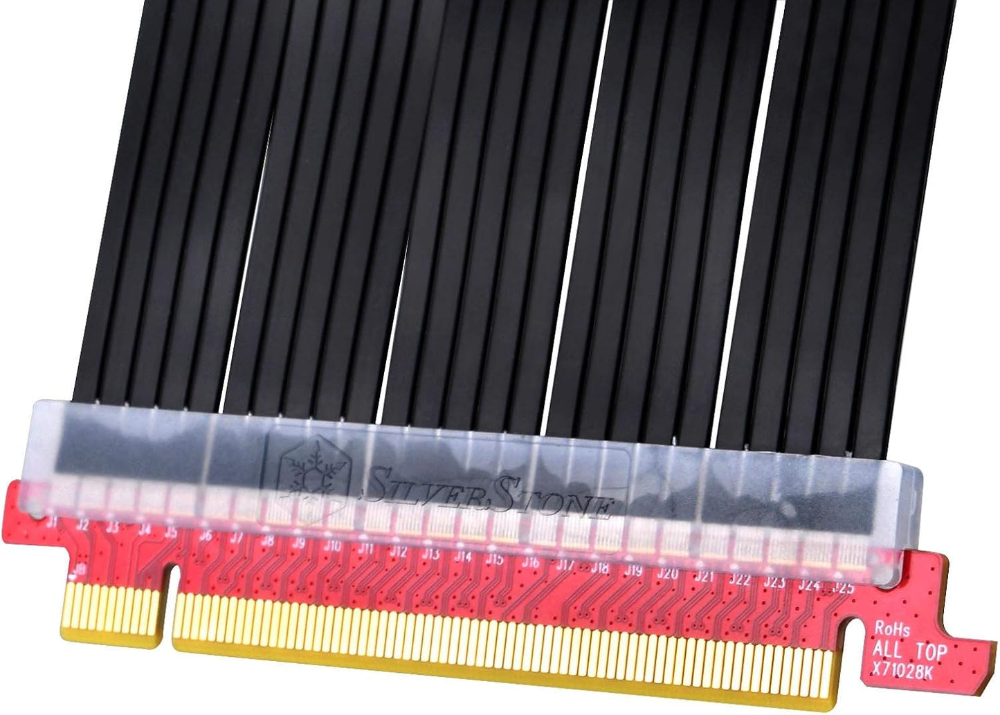Flexibles PCI-E x16 Riser-Flachbandkabel 40 cm, SST-RC04B-400