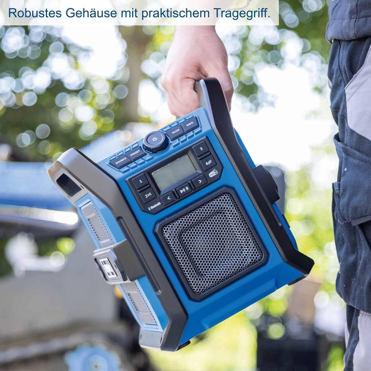 Akku-Baustellenradio C-DAB30-X mit DAB+