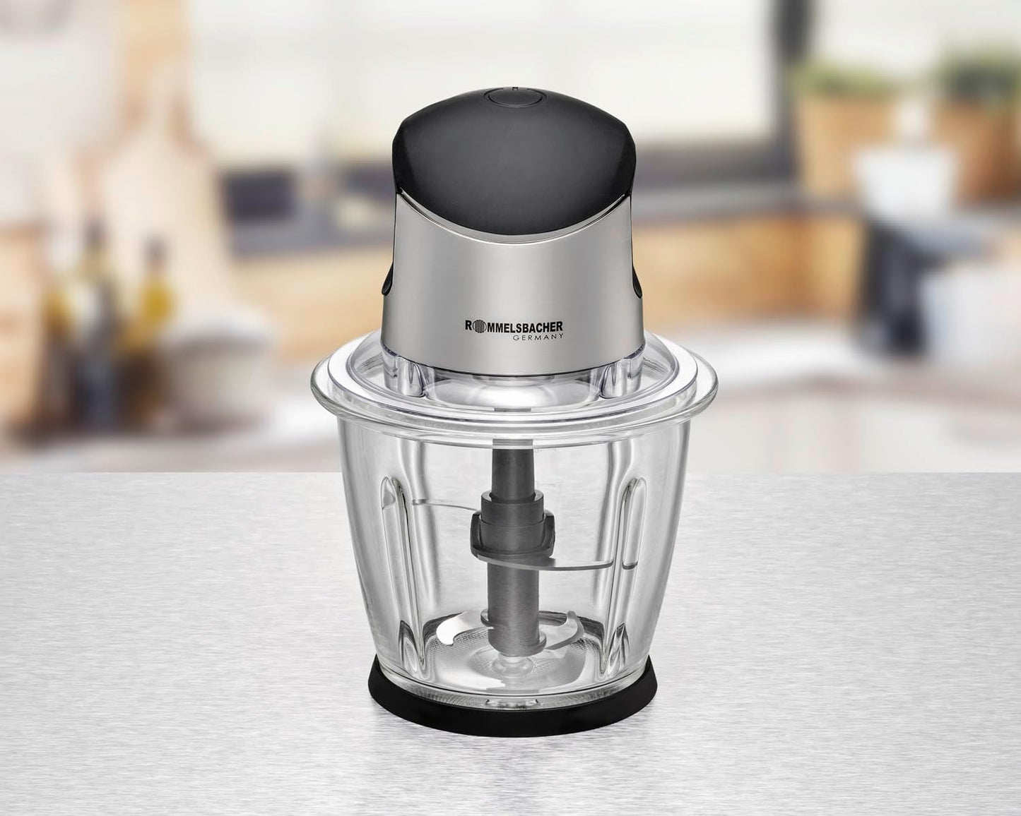 Multi Zerkleinerer MZ 500 mit Edelstahlmessern, 1,5 Liter Volumen