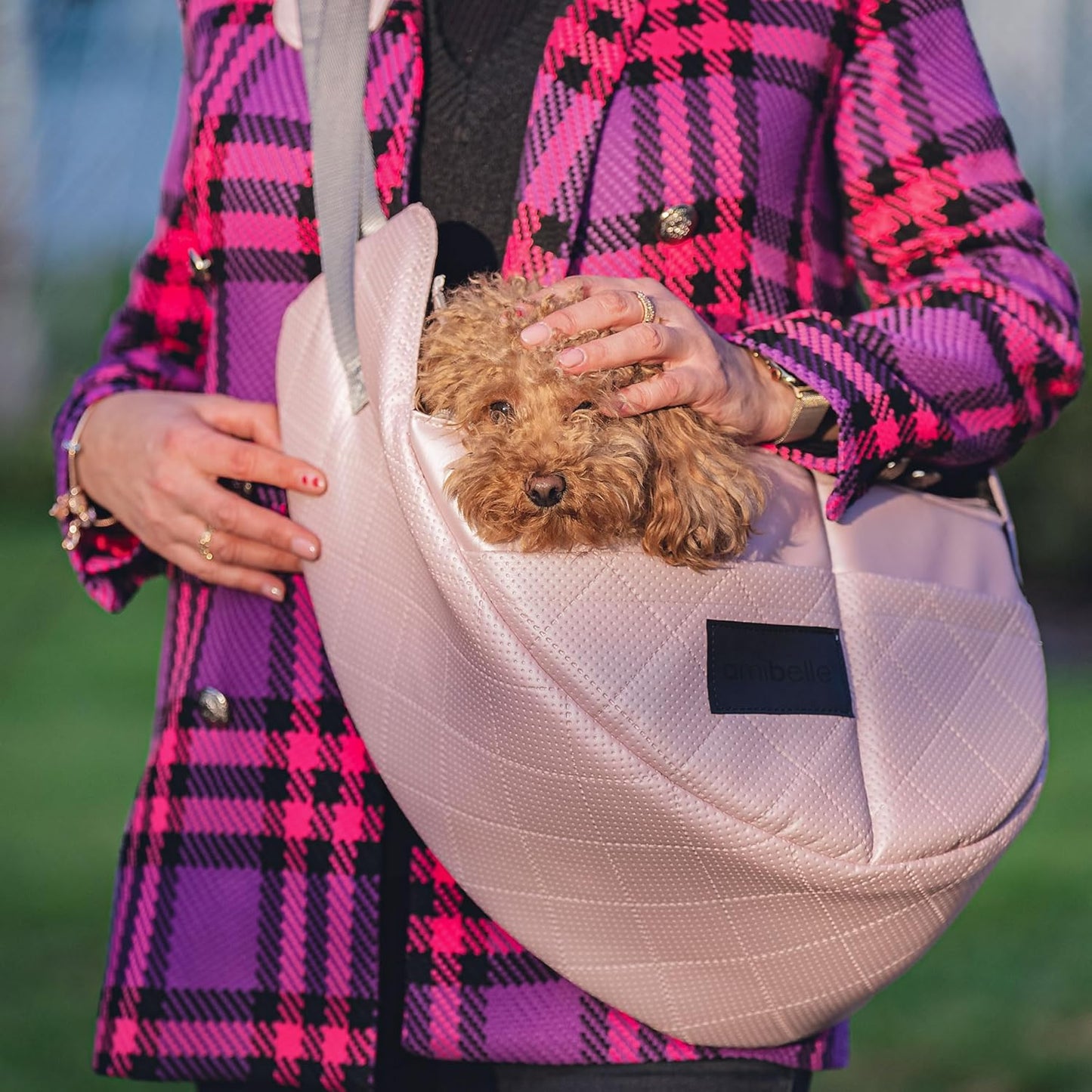 Hundetragetasche Monte für kleine Haustiere bis 6 kg, Rosa