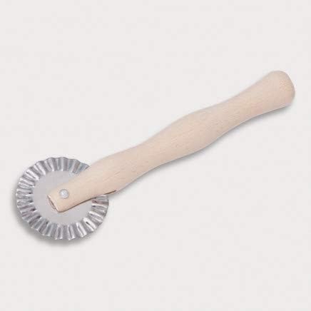 Teigrad mit gewelltem Schneidrad, 25 Stück, Teigrad | 17 Cm 25