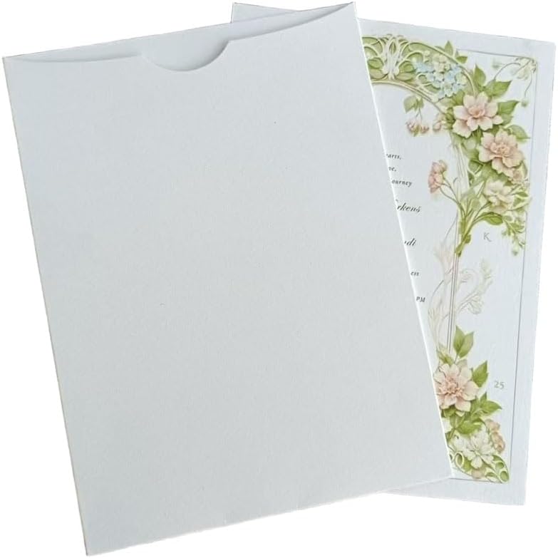 Umschläge für Hochzeitskarten (25 Stück), Elfenbein