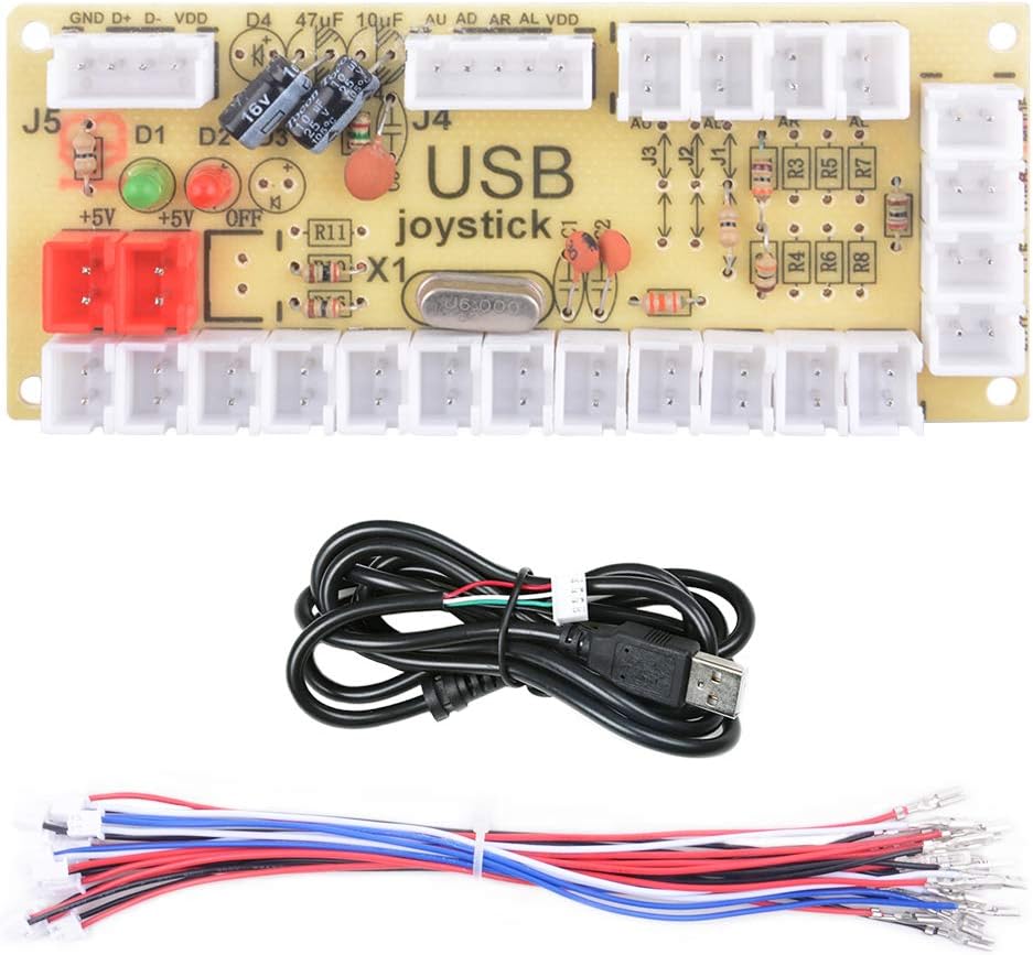 Arcade USB Encoder DIY Kit für PC & Raspberry Pi