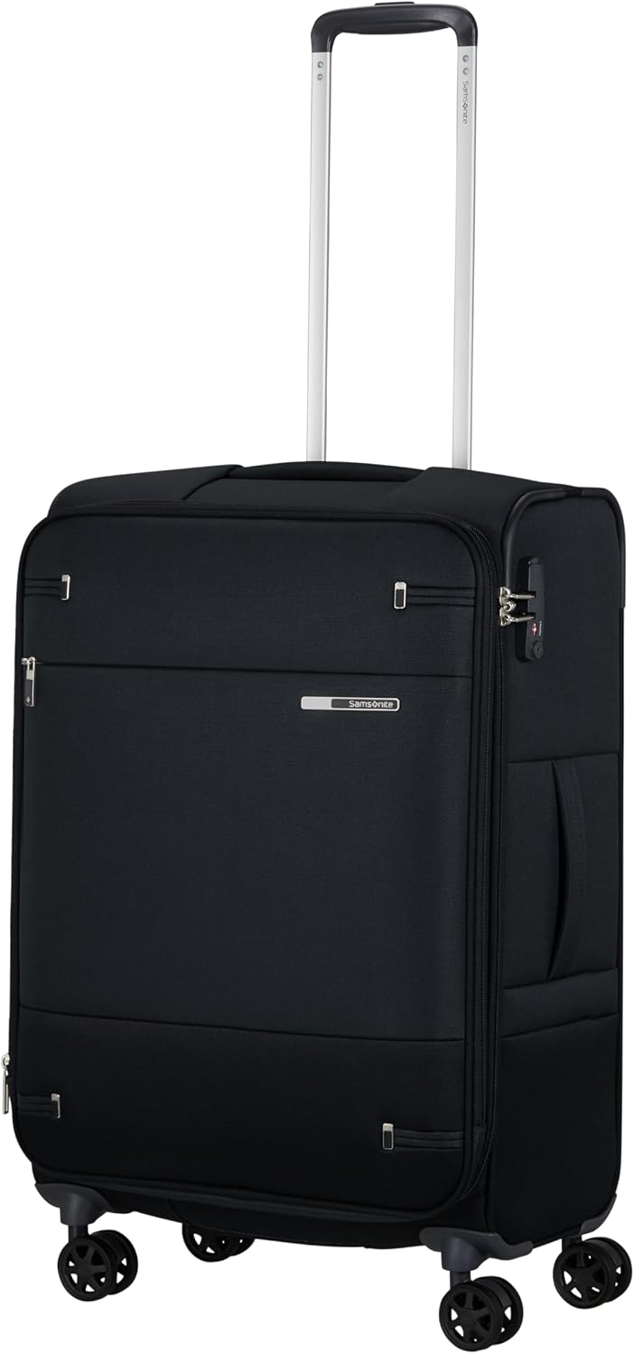 Reisekoffer mit TSA-Schloss, Base Boost New Schwarz 66 cm