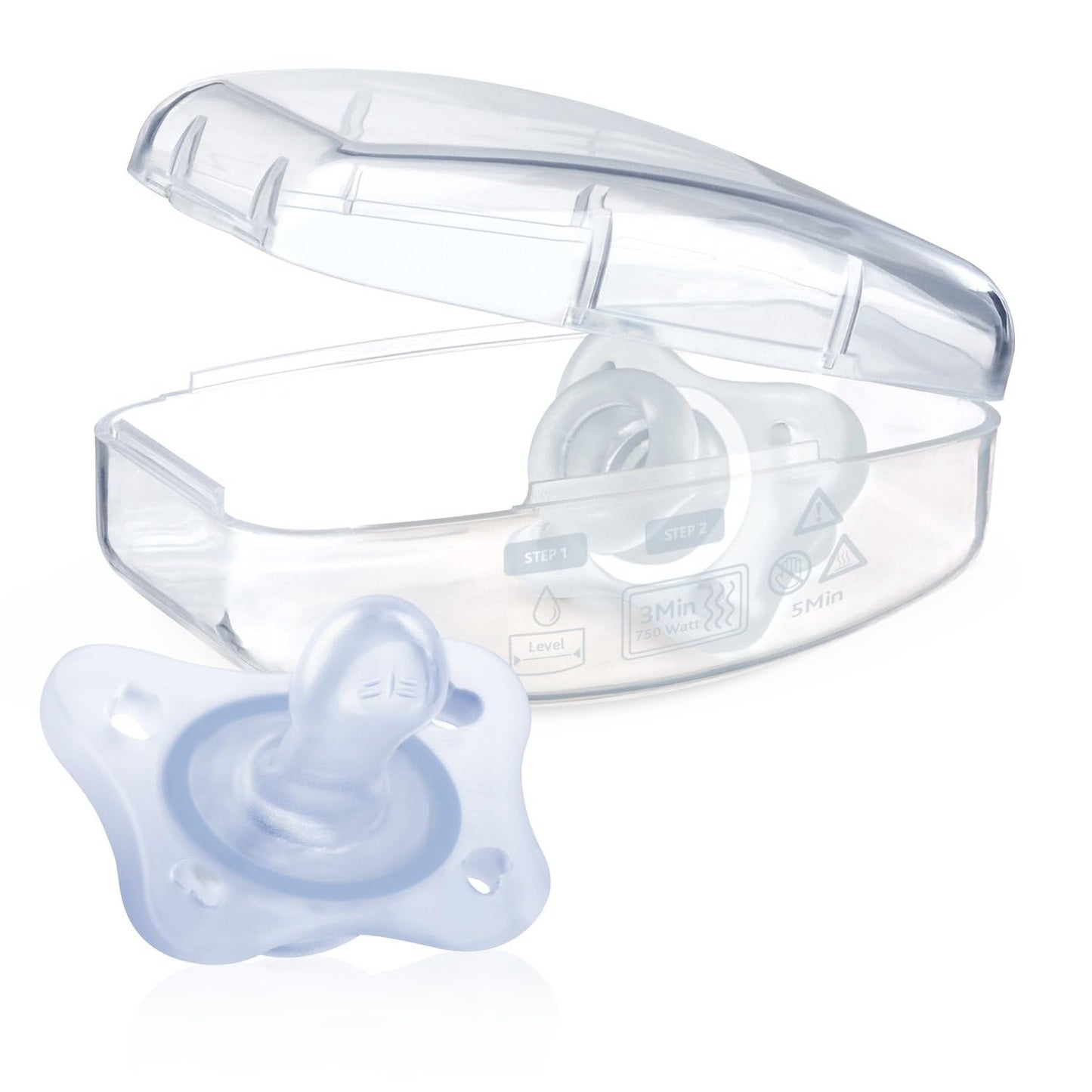 5-teiliges Erstausstattungsset mit Babyflaschen & Schnuller, Blau 5 Stück (1er Pack)