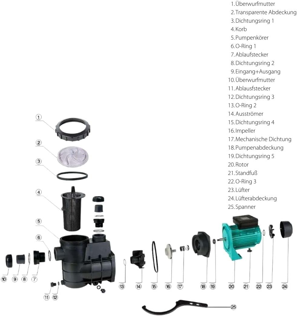 Poolpumpe HZS-750