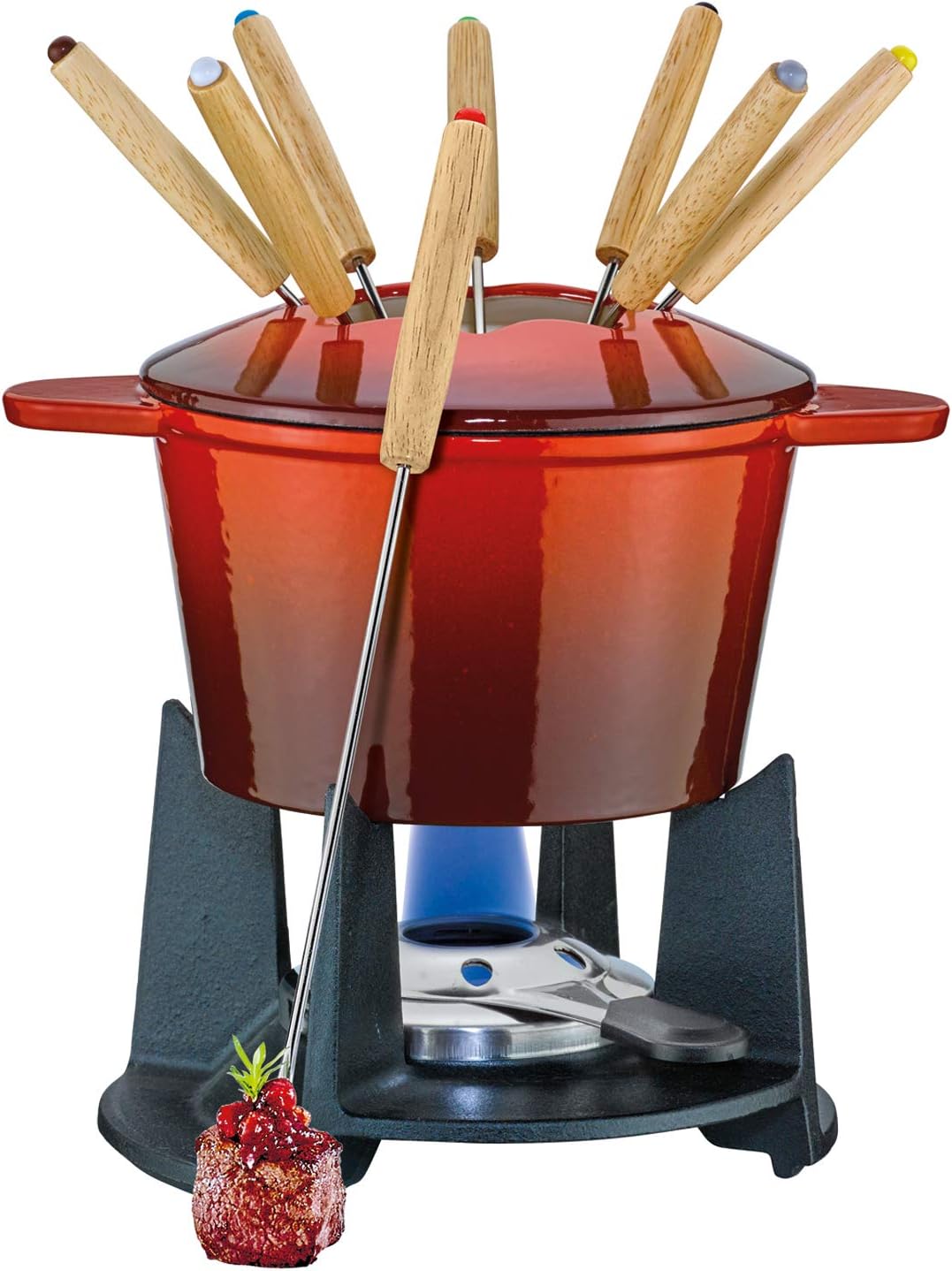 Fondue-Set - GRENOBLE, Rot
