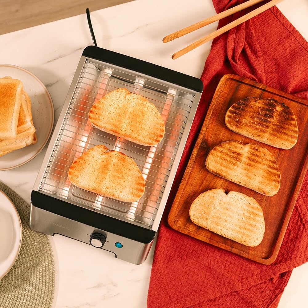 Flachtoaster, Inox | 1000w