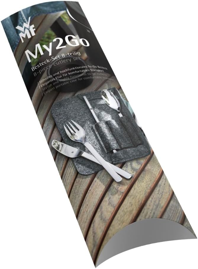 8-teiliges Reisebesteck-Set my2Go inkl. Etui