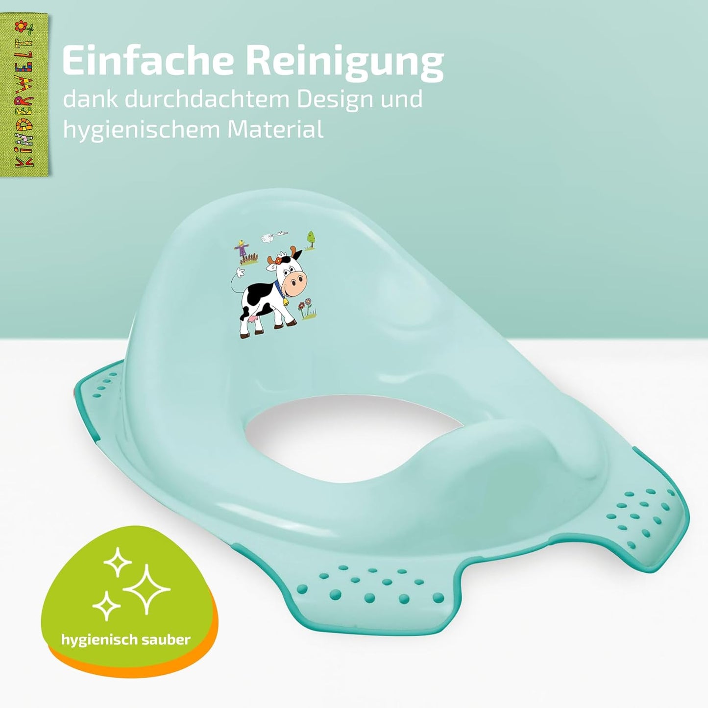 Toilettensitz für Kinder ab 18 Monaten, Aquamarin