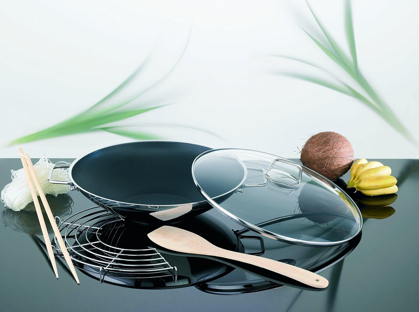 Wega Wok-Set, 34 cm