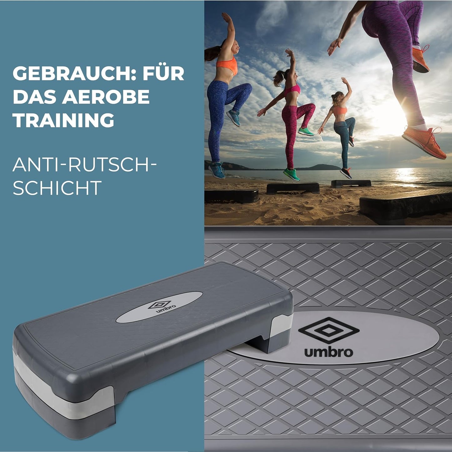 Höhenverstellbarer Aerobic Stepper