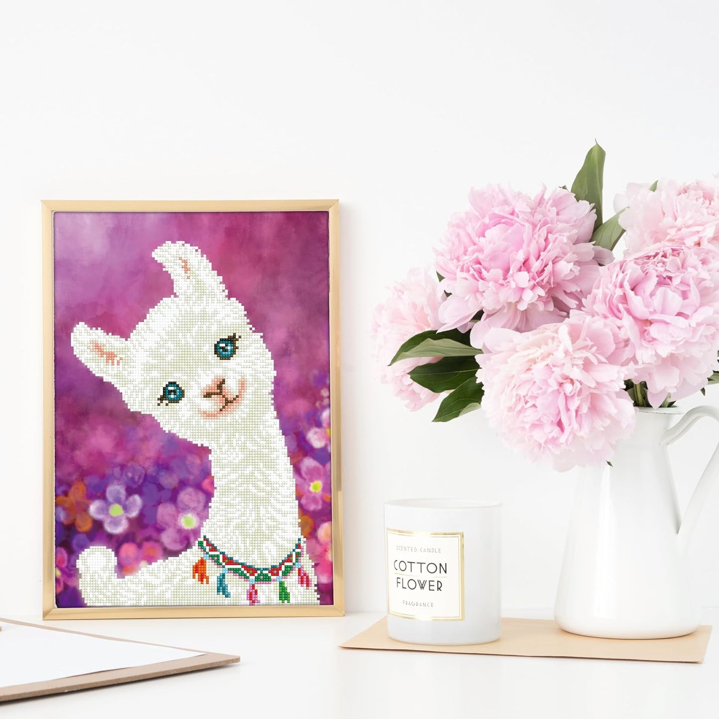 DD7.018 Diamond Painting Set Lama Lulu