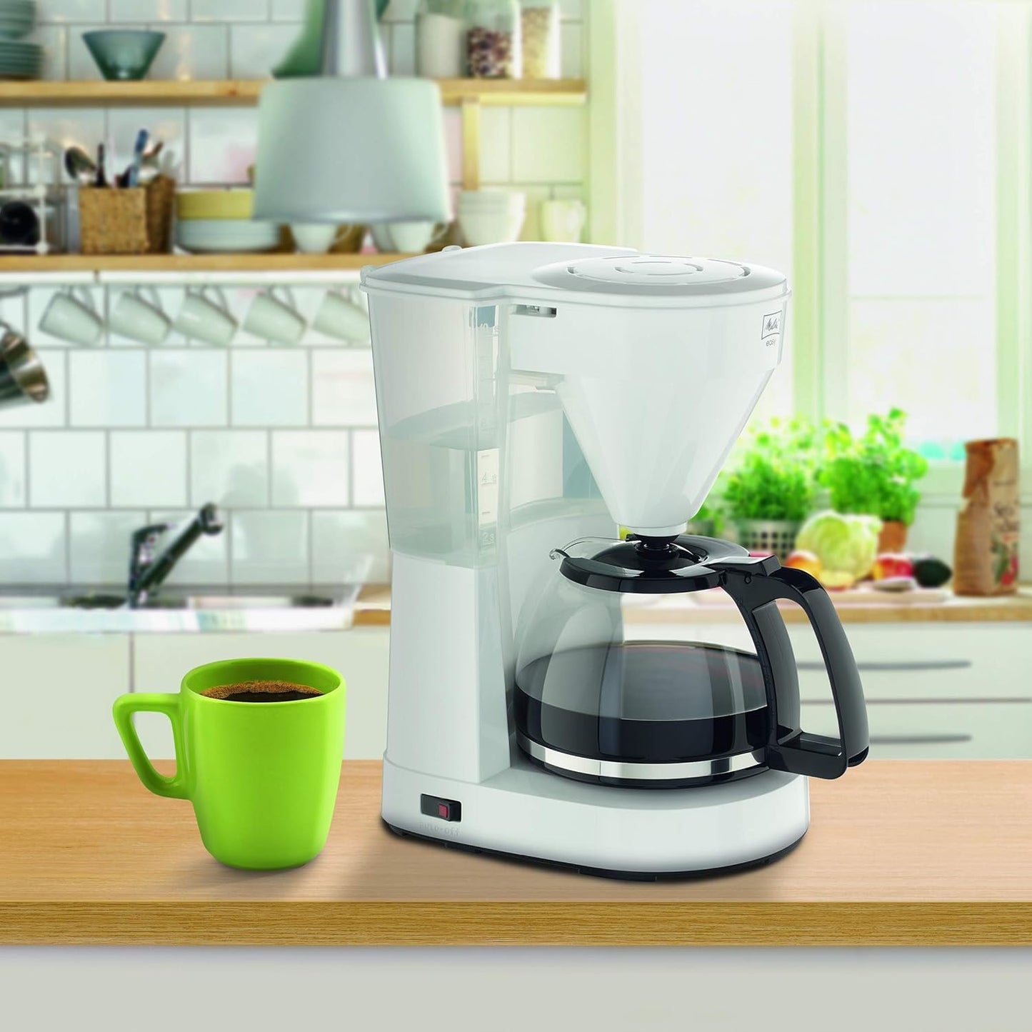 Easy II 1023-01 Filterkaffeemaschine, Glaskanne|Weiss