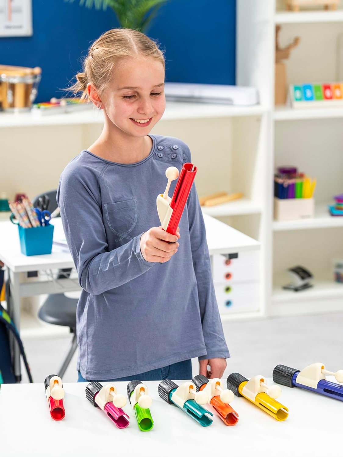 Handchimes in Boomwhackers-Farben, diatonisch