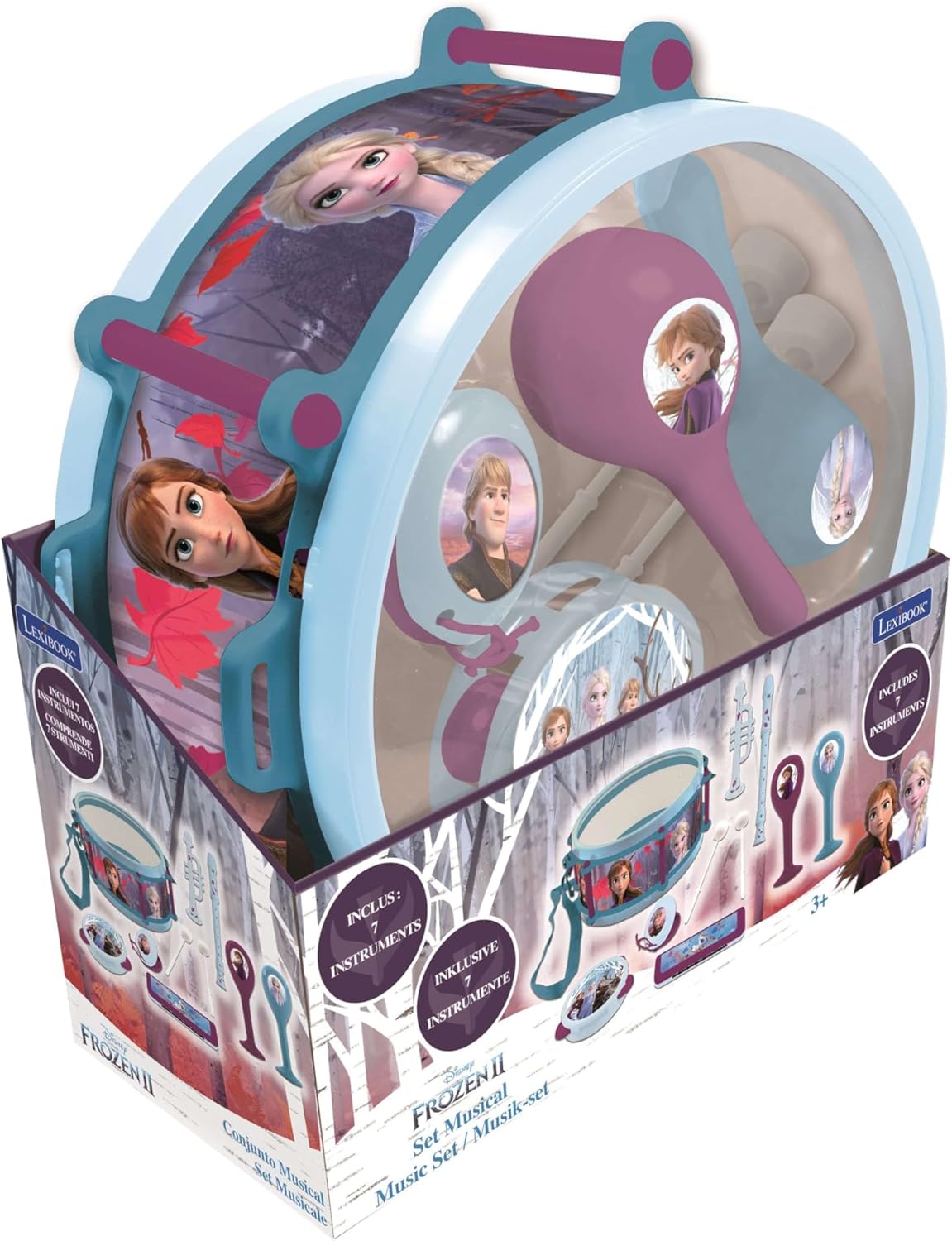 Musikspielzeug-Set mit 7 Instrumenten (Frozen), Frozen