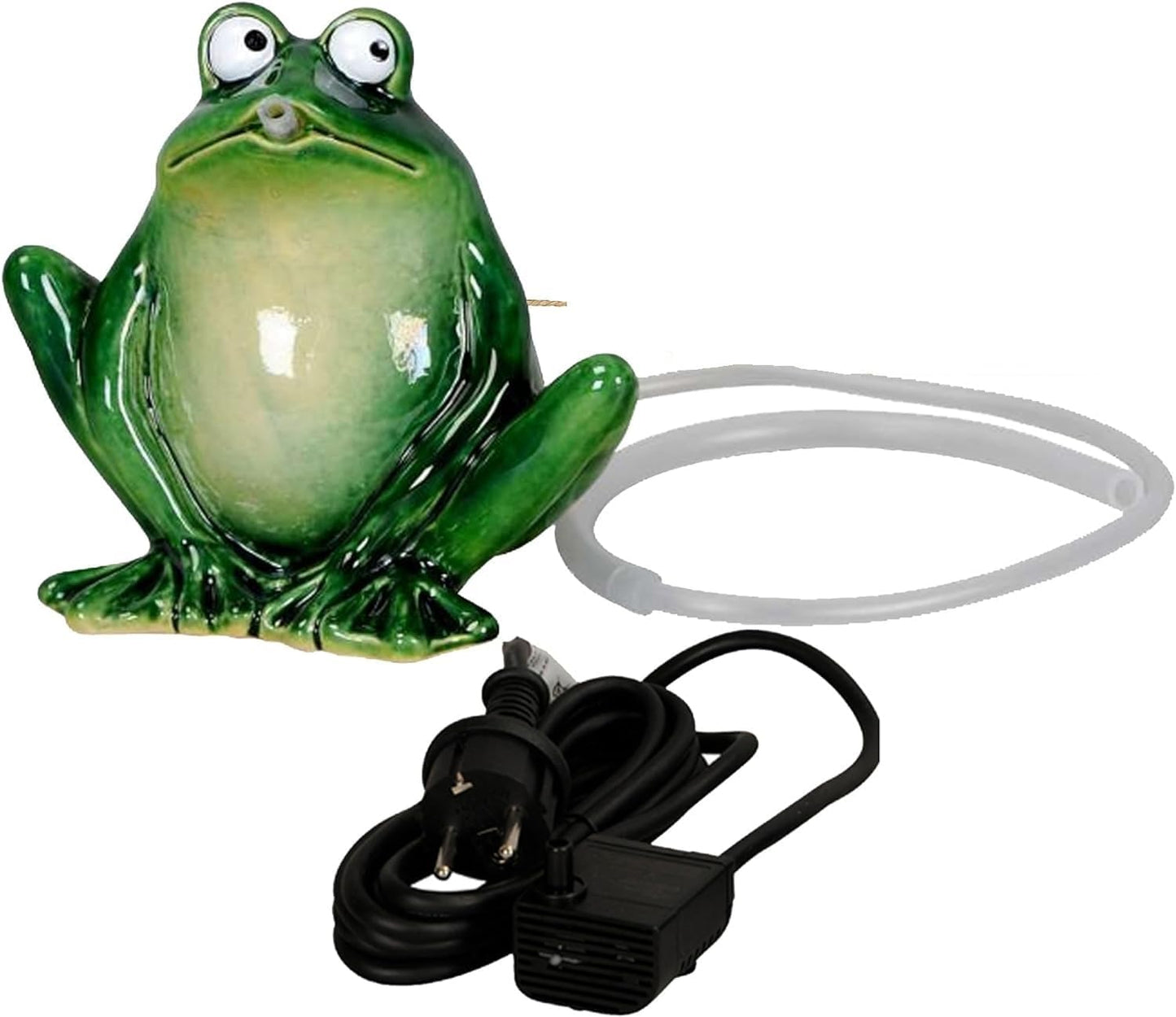 Keramik Frosch-Wasserspeier