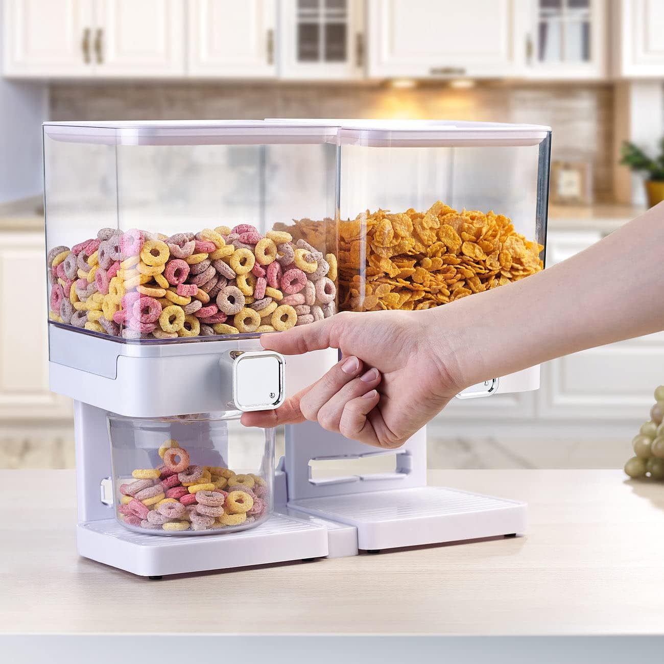 Doppel-Spender für Cerealien & Snacks
