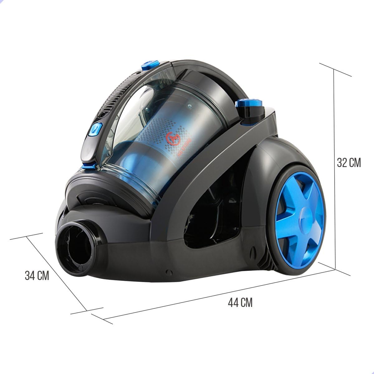 Beutelloser Staubsauger AG3100 mit starker Saugkraft, Blau