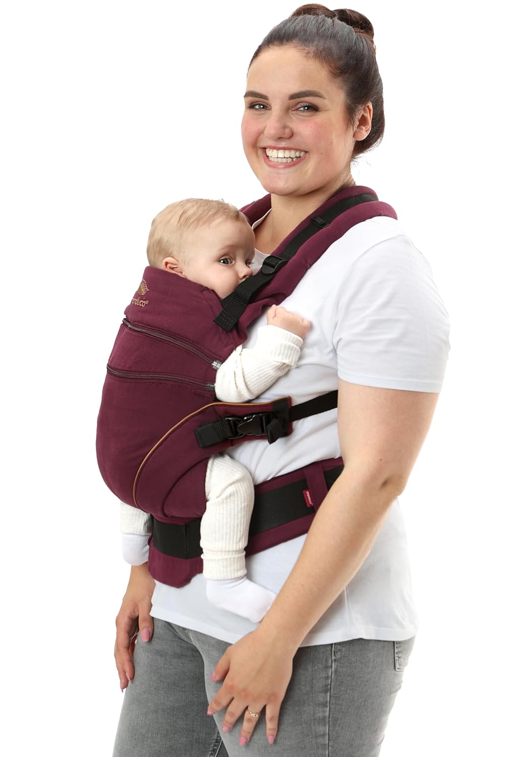 XT Babytrage mitwachsend, 3,5-20 kg, denimberry-toffee