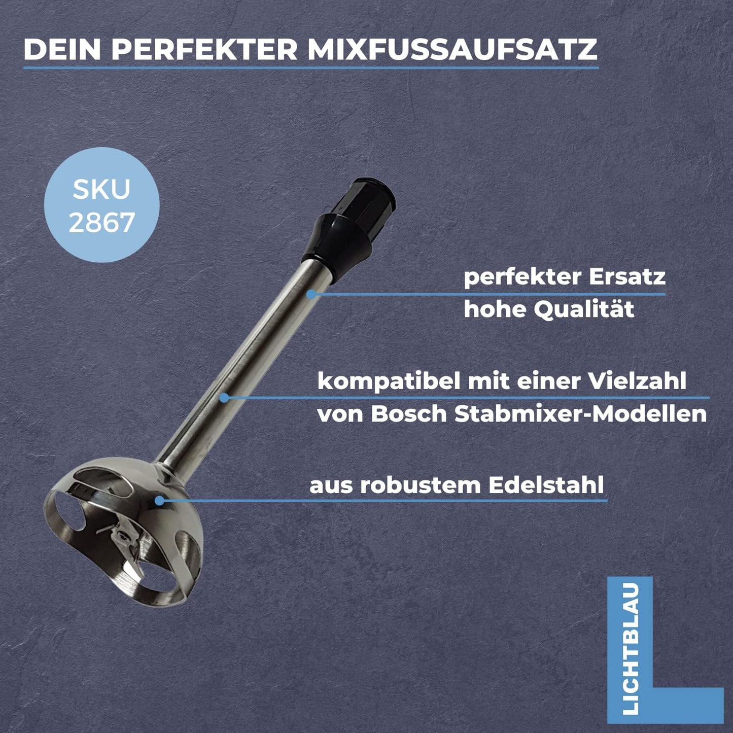 Schnellmixstab 657259/657258 für Bosch Stabmixer