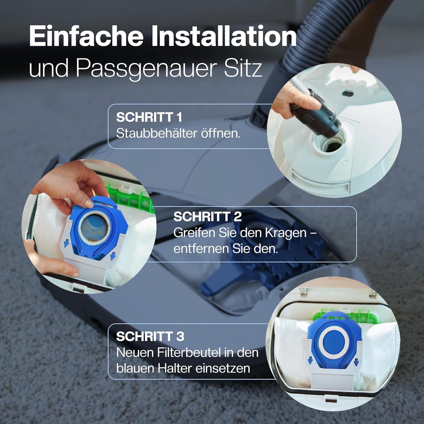 Staubsaugerbeutel-Set