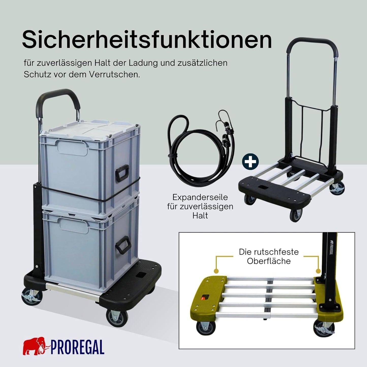 Klappbarer Transportwagen Taurus 150